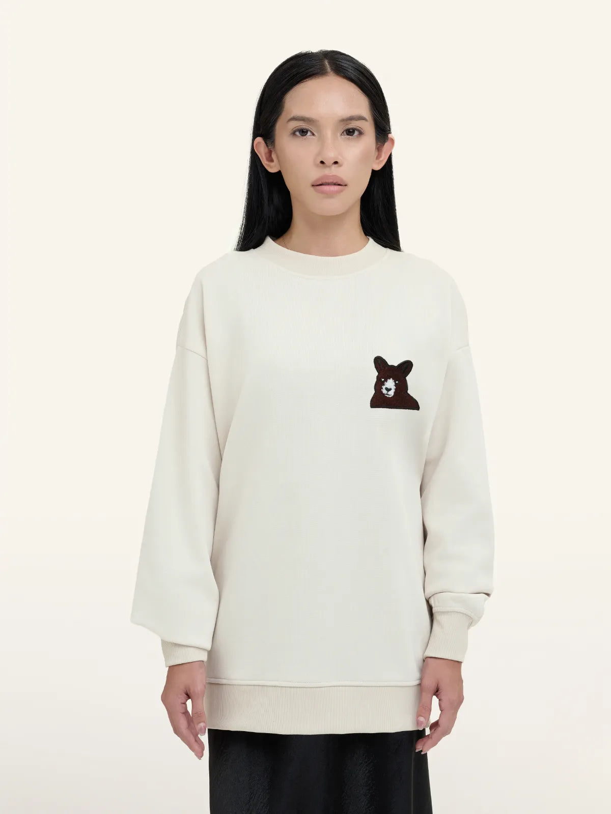 Ivory Grace (Kangaroo Embroidery)